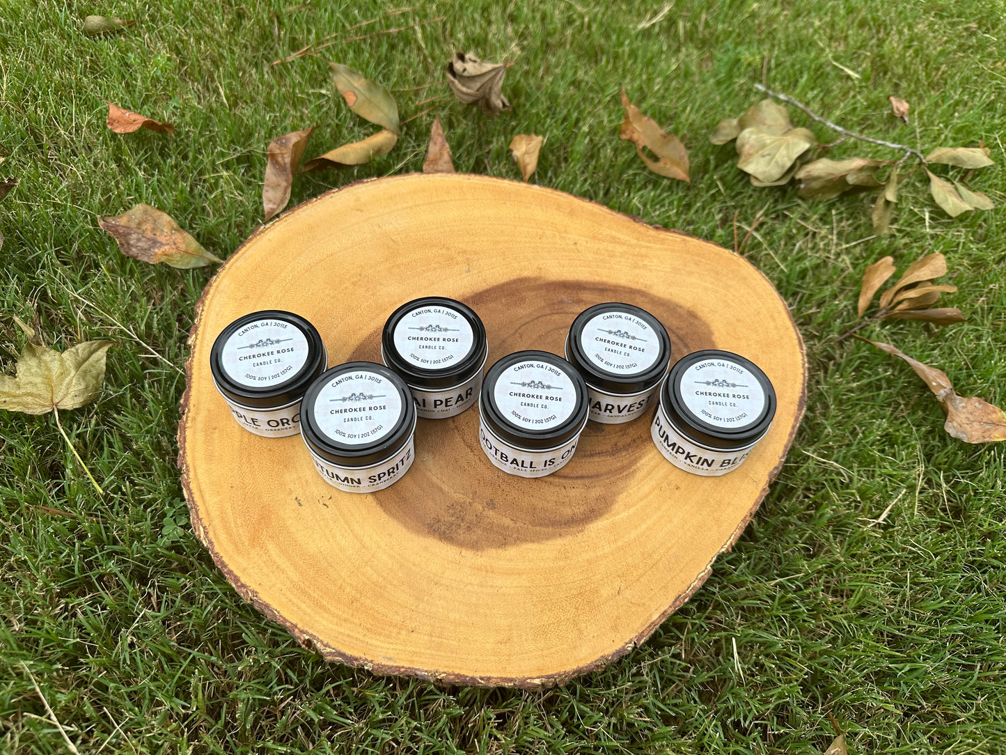 Fall Discovery Set - Six 2oz Soy Candles